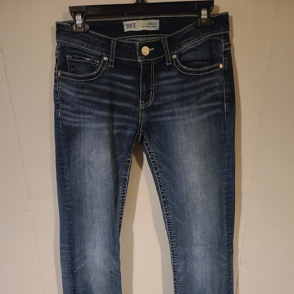 BKE Stella Women's Dark Blue Slim Boot Cut Jeans